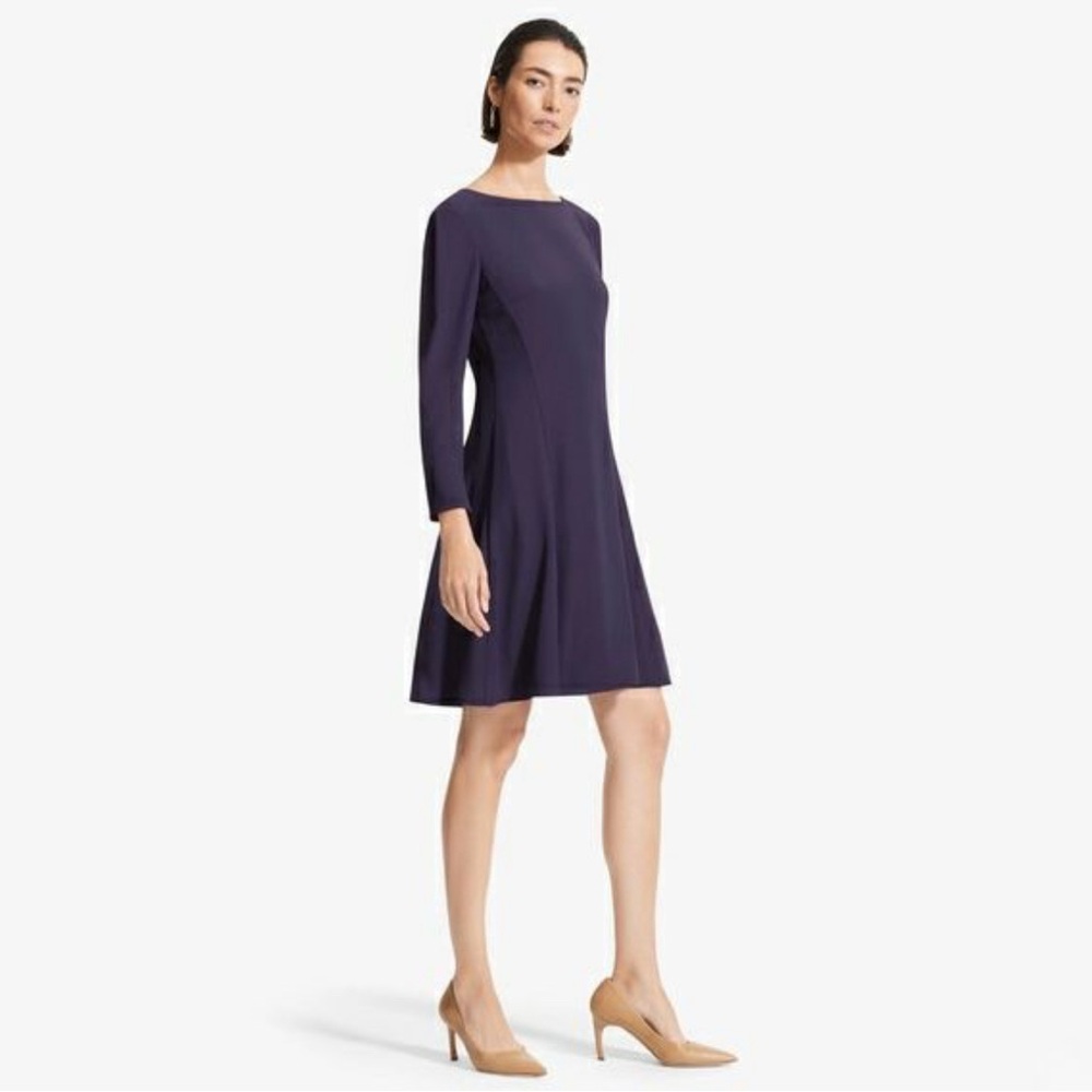 MM Lafleur Emeline Boatneck fit and flare Dress